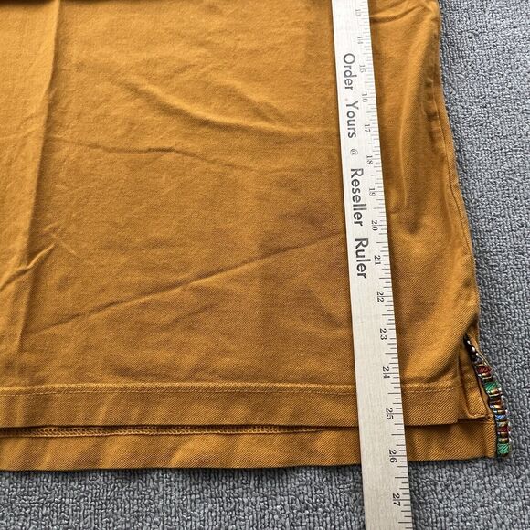 Robert Graham Polo Shirt Adult Extra Large Orange Short Sleeve Casual Men's - Picture 12 of 14